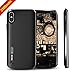 iPhone X Battery Case, NUTK 3500mAh Thin Rechargeable Charging Case Supports Lightning Headphone/3.5mm Jack Earphone, Ultra Slim Extended Battery Pack Power Bank Protective Cover for iPhone X-Black