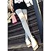 LOCOMO Women Floral Lace Crochet Sheer Thigh Legging Footless FFT004 (S to M)