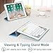 ESR Yippee Trifold Smart Case for iPad 6th Generation 2018/2017 (Not for iPad 10.2) [Lightweight] [Multi-Angle Viewing Stand Case] [Auto Sleep/Wake] for iPad 5th/6th Gen - Light Blue
