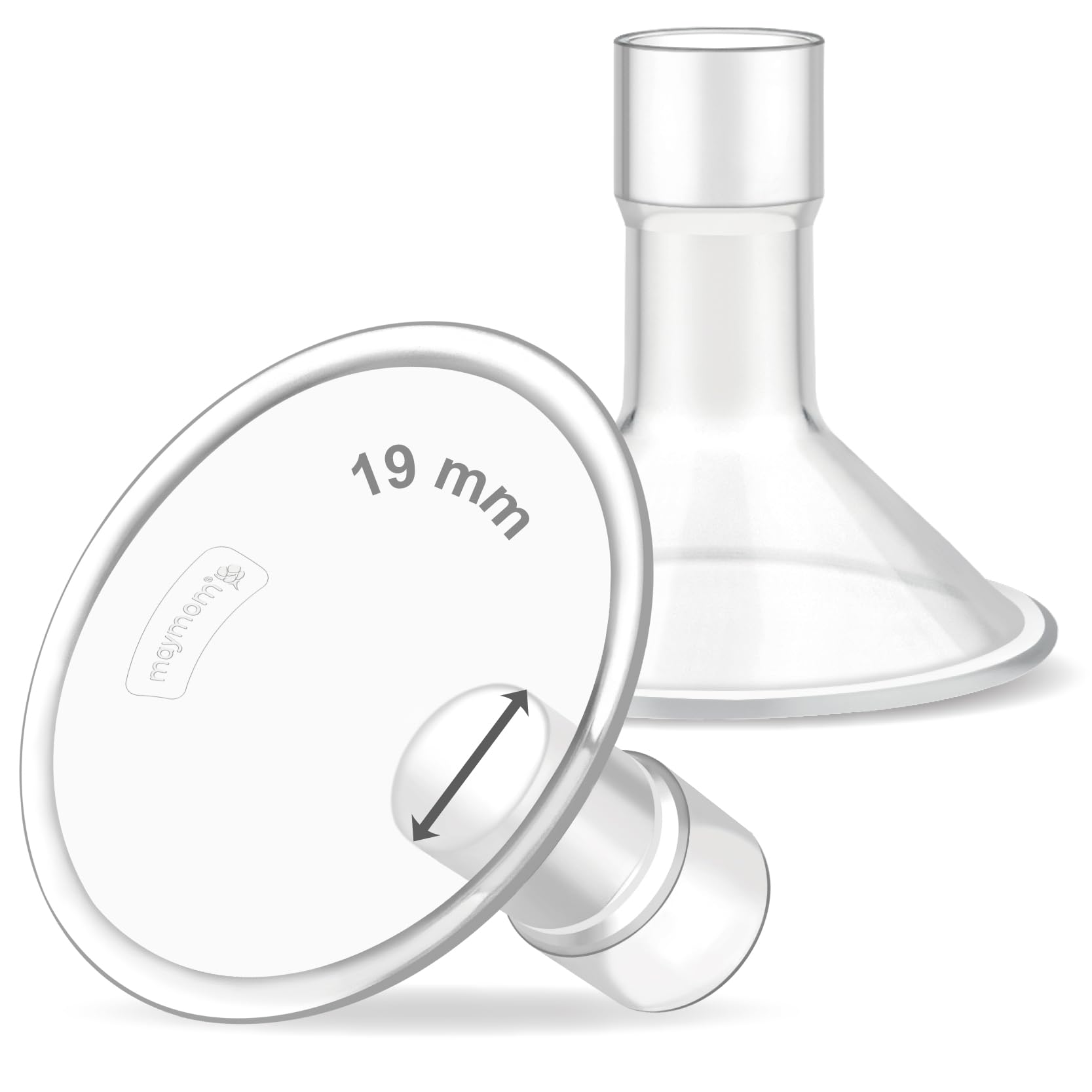 Maymom MyFit Classic 19mm Shield, Does NOT Include Maymom Wide-Mouth Connector, Compatible with Spectra S2 Accessories Spectra S1 Not Original Spectra Pump Parts Spectra Flange