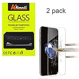 iPhone 7 plus Screen Protector, 2 pack Tempered Glass 0.2mm,2.5D Bubble-Free 9H Hardness Scratch-resistant Screen Protector for Apple iPhone 7 plus 5.5 inch