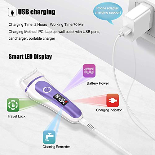 Electric Shaver for Women，Hair Removal