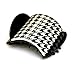 Mia Beauty Super Clamp Solid Square, Black/White Houndstooth