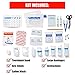 Top First Aid Kit For Home Car Sports Survival and Emergencies Must Have Items Needed For Injuries, Large Bandages, Tourniquet & CPR Instructions