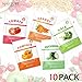 Naisture Fresh Vegatable Face Mask Set, Made from Everyday Korean Veggie Slices - 10 Facial Pack Set, 2 Masks of Tomato, Carrot, Kale, Pumpkin, and Cucumber Each