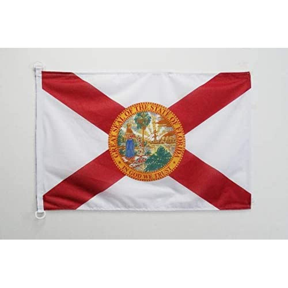 AZ FLAG Florida Nautical Flag 18'' x 12'', US state of Floride flags 30 x 45 cm, Banner 12x18 in for boat — image 1