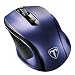 VicTsing MM057 2.4G Wireless Portable Mobile Mouse Optical Mice with USB Receiver, 5 Adjustable DPI Levels, 6 Buttons for Notebook, PC, Laptop, Computer, Macbook - Sapphire Blue primary
