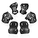 JBM Kids & Adults Knee and Elbow Pads with Wrist Guards Protective Gear Set, Impact Resistance for your Children Outdoor Activities’ Adventure, Roller Skating, Cycling, Scooter, Skateboarding Pads Set
