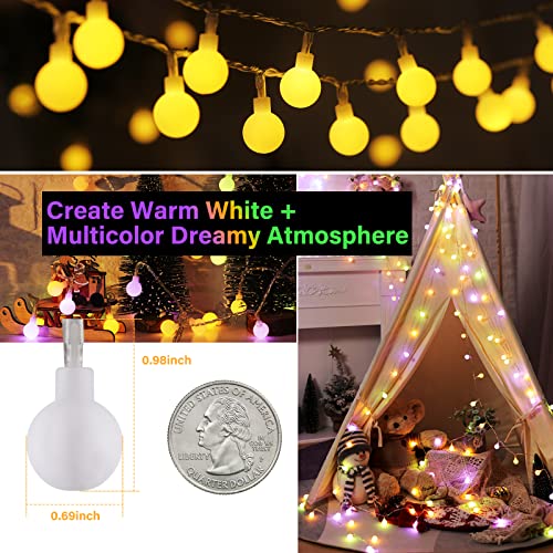 33 Feet 100 Led Mini Globe String Lights, USB Fairy String
