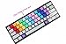 NPKC DSA Profile Keycaps PBT Blank Rainbow Colors for Cherry Gateron Kailh MX Switches Mechanical Keyboard (48 PCS)