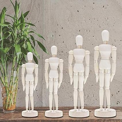 Wooden Movable Limbs Human Figure Model Artist Sketch Draw Model Other Home Decor Home Decor