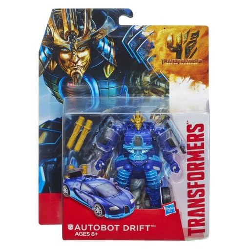 Transformers Age of Extinction Generations Deluxe Class Autobot Drift Figure - Image 3