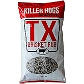 Killer Hogs BBQ TX Brisket Rub | Championship BBQ and Grill Seasoning for Texas Brisket | Great on Brisket, Ribs, Steaks, or Turkey | 5 Pounds