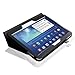 Fintie Folio Slim Leather Case for Samsung Galaxy Tab 3 10.1 inch Tablet Auto Sleep/Wake Book Style Stand Cover with Stylus-Loop - Black