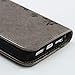 MOLLYCOOCLE iPhone SE 5S 5G Case, Luxury Gray Butterfly Stand Wallet Purse Credit Card ID Holders Magnetic Design Flip Folio TPU Soft Bumper PU Leather Ultra Slim Fit Cover for iPhone SE 5S 5