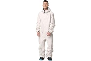 RIUIYELE Womens Mens One Pieces Ski Suits Jumpsuits Insulated Waterproof Snowsuits Winter Outdoor Snowboard Coveralls