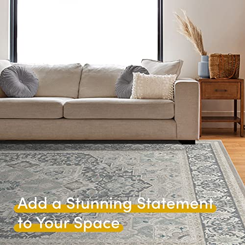 Ruggable Hendesi Heriz Abalone Machine Washable Area Rug Pet