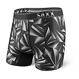 SAXX Men's Underwear-IMPACT BOXER-Black Rocket-XL