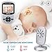 Baby Monitor 720P HD 5 Inch Video with Camera and Audio, Two-Way Talk,Night Vision,Temperature Monitor, Sound Detection, Five Lullabies, Range Up to 900ft for Baby Infant Kids