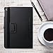 Poetic SlimFolio New iPad 9.7 Inch 2017 Case Slim Leather Stand Folio Case with Auto Wake / Sleep for Apple iPad 9.7 (2017 MARCH Released) Black