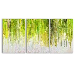 Wall26-3 Plane Canvas Wall Art-Abstract Oil Painting-Giclee Painting...