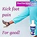 Topricin Foot Pain Relief Cream - Natural and Odor-Free Moisturizing Cream (16 oz. Bottle)