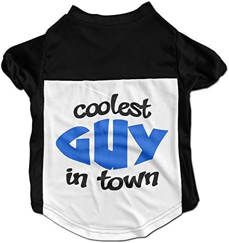Dog Clothes Coolest Guy In Town Pet Clothes Vest Comfortable Polyester Fiber Dog Clothes Dog Outfit