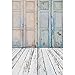 Laeacco 3x5ft Western Rustic Wood Backdrop Retro Wooden Door Grunge Wood Floor Background Vintage Wooden Boards Backdrop Child Kids Newborn Baby Portraits Shoot Baby Shower Birthday Photo Studio Props