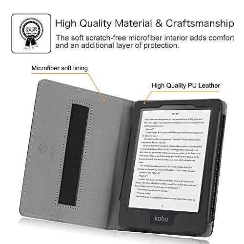 Fintie Case for Kobo Clara HD 6" 2018 Release Model N249 Slim Fit