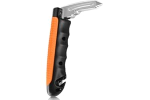 Kaiedos Car Door Handle for Elderly - 3 in 1 Car Handle Assist, Auto Cane Portable Vehicle Support Handle Door Assist Bar, Max Load: 500 Lbs, Anti-Slip Design (Orange)