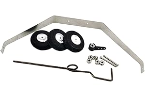 Wmqbjta RC Plane Landing Gear Wheel Kit Replaces Attachment