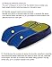 Ergonomic Office Chair Coccyx Seat Cushion - Oversized & Heavy Duty Memory Foam Orthopedic Seat Pad with Removable Cover for Tailbone Pain Relief, Car Seat, Wheelchair,Bule