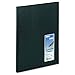 Blueline Executive Notebook with Ribbon Bookmark, 1-Subject, Medium/College Rule, Black Cover, (75) 10.75 x 8.5 Sheets