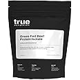 True Nutrition Grass Fed Beef Protein Powder Isolate - 29g of Paleo, Keto, Carnivore Beef Protein per Serving - Zero Carb, Fat Free, Gluten Free, Dairy Free, Soy Free - Unflavored - 2lb