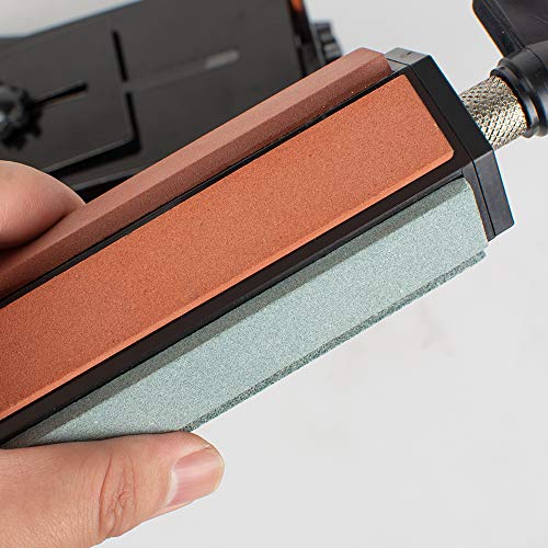 Professional Knife Sharpener with 6 Whetstones 360° Rotation Flip Sharpening Machine Kitchen Accessories Polishing Tool