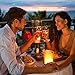 TOLOCO LED Flame Effect Light Bulb for Christmas E26- 1300K 150 Lumens Nature Fire effect - Antique Lantern Atmosphere for Christmas, Hotel , Bars, Home Decoration