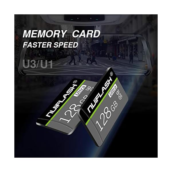 128GB Micro SD-Karte mit Adapter (Klasse 10 High Speed) Video Micro SD-Speicherkarte/SD-Speicherkarten für Kamera… – Bild 3