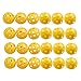 TTnight 50 Pcs Plastic  Airflow Hollow Golf Ball Practice Training Sports Balls Golf Accessories, Yellow