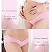 GEPAI 5 PCS Women's Under Bump Cotton Maternity Panties Healthy Underwear, Multi Pack