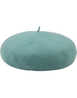 Lisainthus Women's Solid Color Classic French Wool Beret