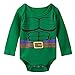 A&J Design Baby Boys' Green Hulk Long Sleeve Bodysuit