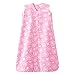 HALO - SleepSack Micro-Fleece Wearable Blanket, Pink Petal Print - Medium