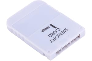 Richer-R PS1 Memory Card, 1MB, White