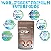 SUPERWELL Organic Cacao Powder - Cocoa Powder (15 Oz / 85 Servings) | Sugar Free | All Natural | Low Carb - Keto Chocolate | Cacao Premium Superfood | Anti-Aging