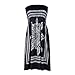 QegarTop Women Coverup Summer Strapless Beach Dress Swimwear Boho Bathing Covers Black