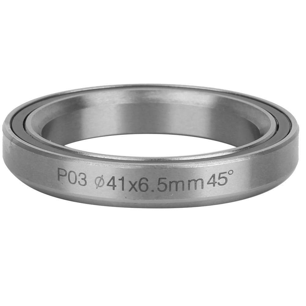 Bearing Headset,2PCS Heavy Duty Steel Mountain Bicycle Bike Double Sealed Bearing Headset Accessory 41MM P03 Durable, Anti-Rust and Wear Resistant