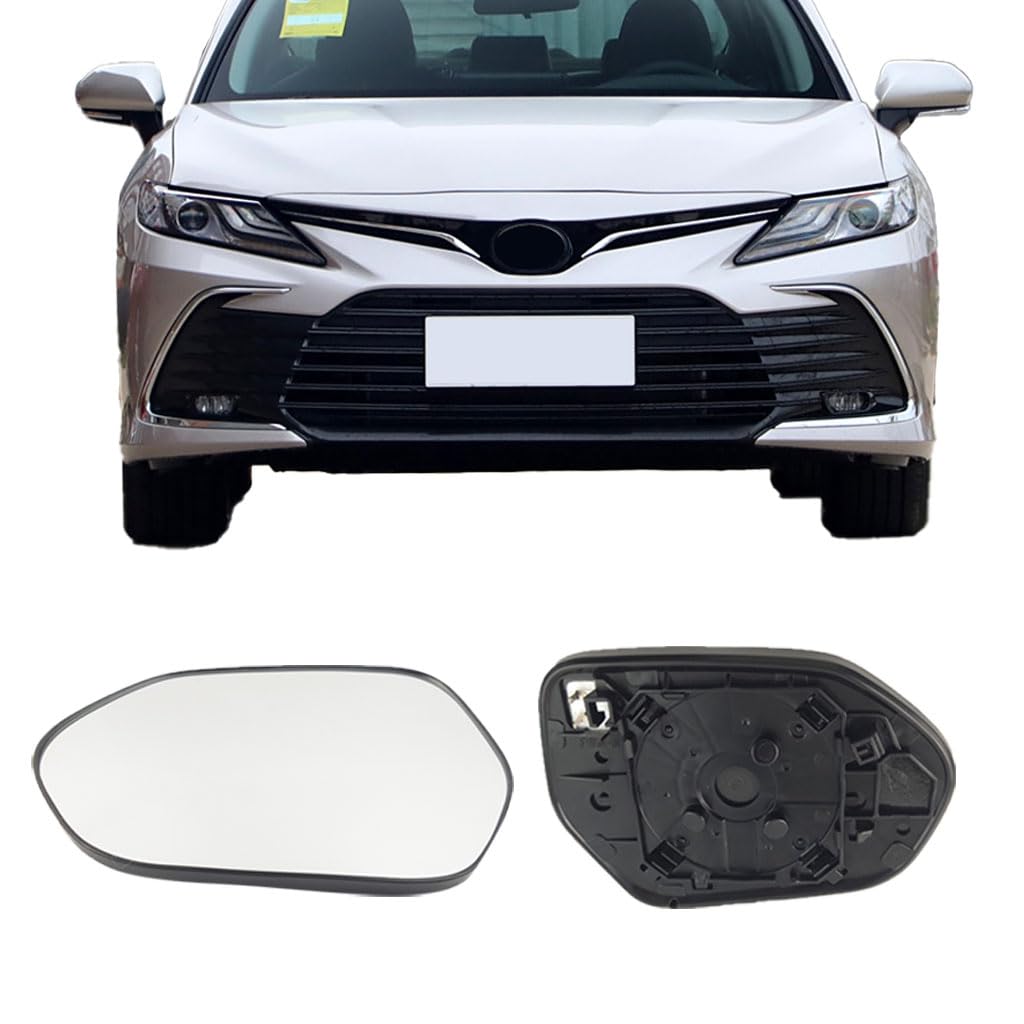 Photo 1 of Driver Side Mirror Replacement Glass for TOYOTA Corolla 2020-2024,Camry 2018-2024,Prius 2016-2022,Backing Plate Power Heated Left Side Mirror Glass for TOYOTA Camry,Corolla,Prius ?