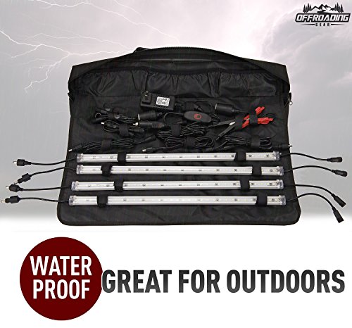 Offroading Gear Waterproof LED Lighting Kit, Portable and for Camping/Patio/RVs/Outdoor
