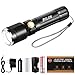 Zglon 1000 Lumen Tactical LED Handheld Flashlights Rechargeable Super Bright High Powered Waterproof Torch with 18650 Battery and Adjustable Zoomable 5 Light Modes