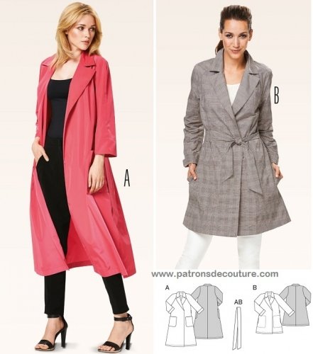 6900 Burda Style Womens Coat Sewing Pattern Sizes 10-24